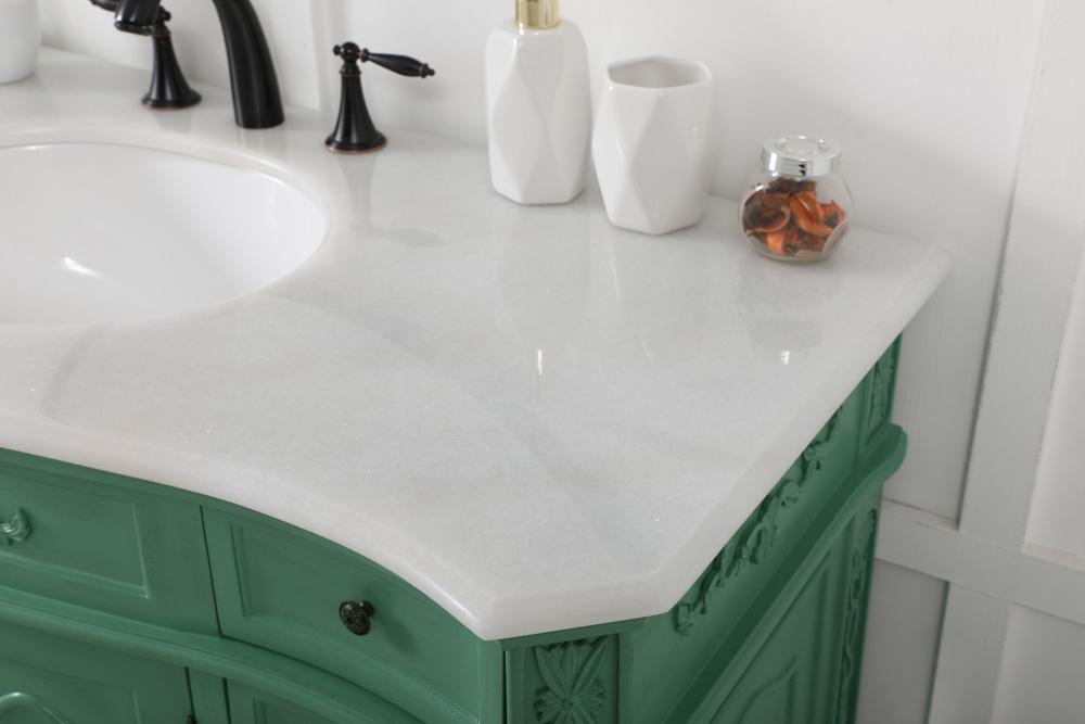 Elegant Furniture & Lighting - Danville 48 inch Single bathroom vanity in vintage mint - VF10148VM veiw 12