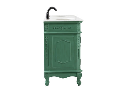 Elegant Furniture & Lighting - Danville 60 inch double bathroom vanity in vintage mint - VF10160DVM veiw 7