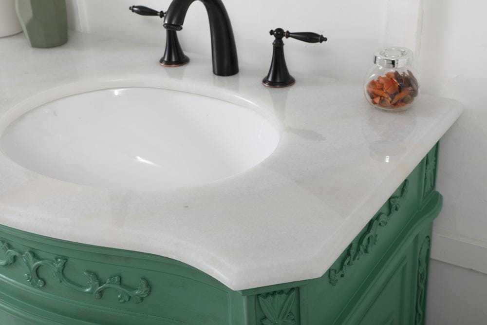 Elegant Furniture & Lighting - Danville 72 inch double bathroom vanity in vintage mint - VF10172DVM veiw 12