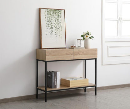 Elegant Furniture & Lighting - Emerson 42 inch console table in mango wood - AF110642MW veiw 2