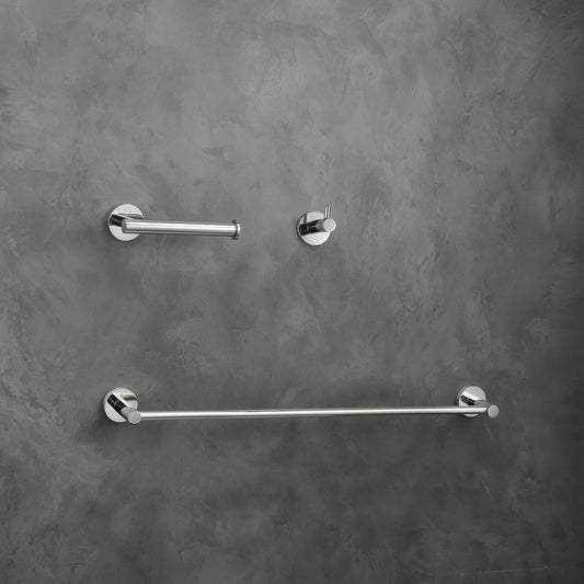 Elegant Furniture & Lighting - Freya 3-Piece Bathroom Hardware Set in Chrome - HWB-11S3HPCH view 2