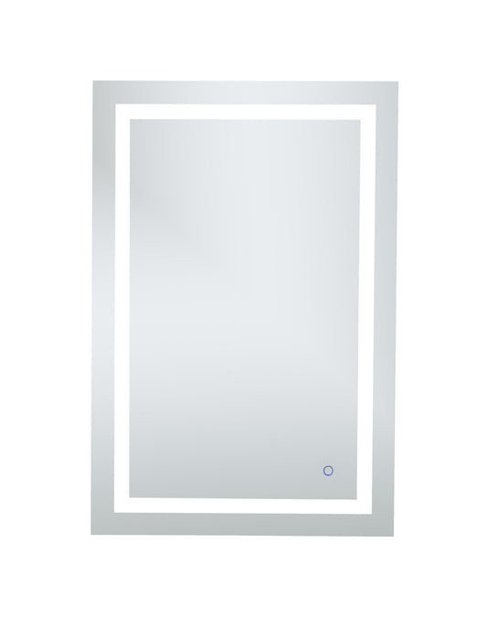 Elegant Furniture & Lighting - Helios 27in x 40in Hardwired LED mirror with touch sensor and color changing temperature 3000K/4200K/6400K - MRE12740 veiw 1