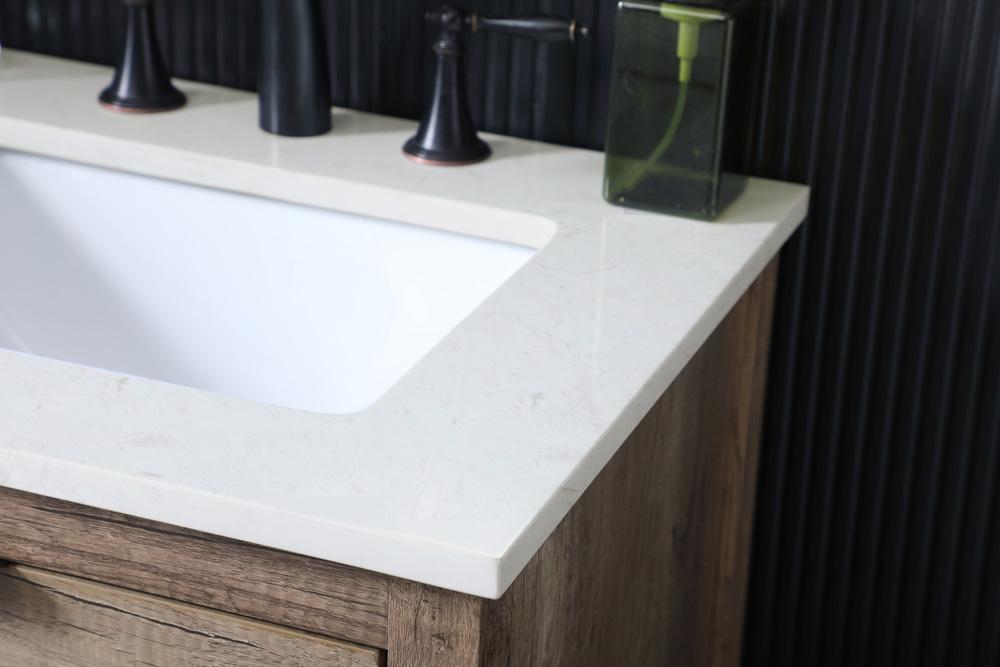 Elegant Furniture & Lighting - Larkin 24 Inch SIngle Bathroom Vanity In Natural Oak - VF19224NT veiw 6