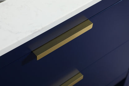 Elegant Furniture & Lighting - Larkin 30 inch Single bathroom vanity in blue with backsplash - VF19230BL-BS veiw 5