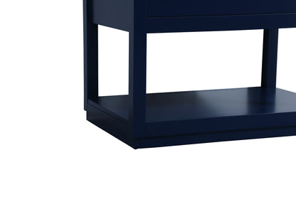 Elegant Furniture & Lighting - Larkin 30 inch Single bathroom vanity in blue with backsplash - VF19230BL-BS veiw 6