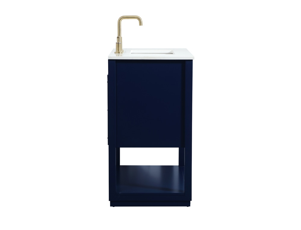 Elegant Furniture & Lighting - Larkin 30 inch Single bathroom vanity in blue - VF19230BL veiw 7