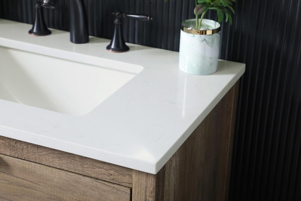 Elegant Furniture & Lighting - Larkin 30 Inch SIngle Bathroom Vanity In Natural Oak - VF19230NT veiw 6