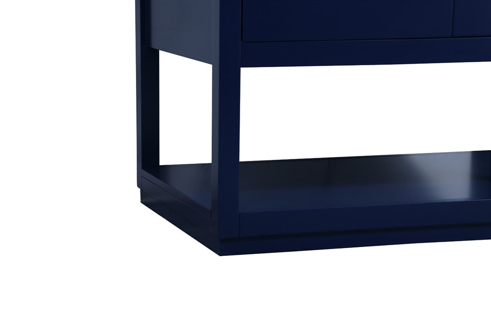Elegant Furniture & Lighting - Larkin 36 inch Single bathroom vanity in blue with backsplash - VF19236BL-BS veiw 6