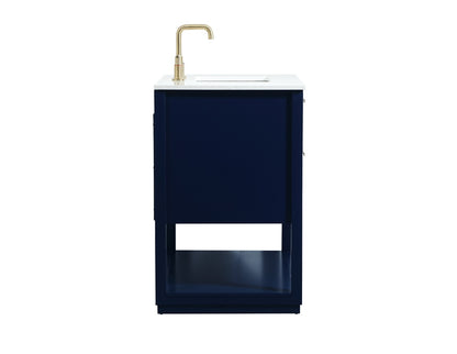 Elegant Furniture & Lighting - Larkin 36 inch Single bathroom vanity in blue - VF19236BL veiw 7