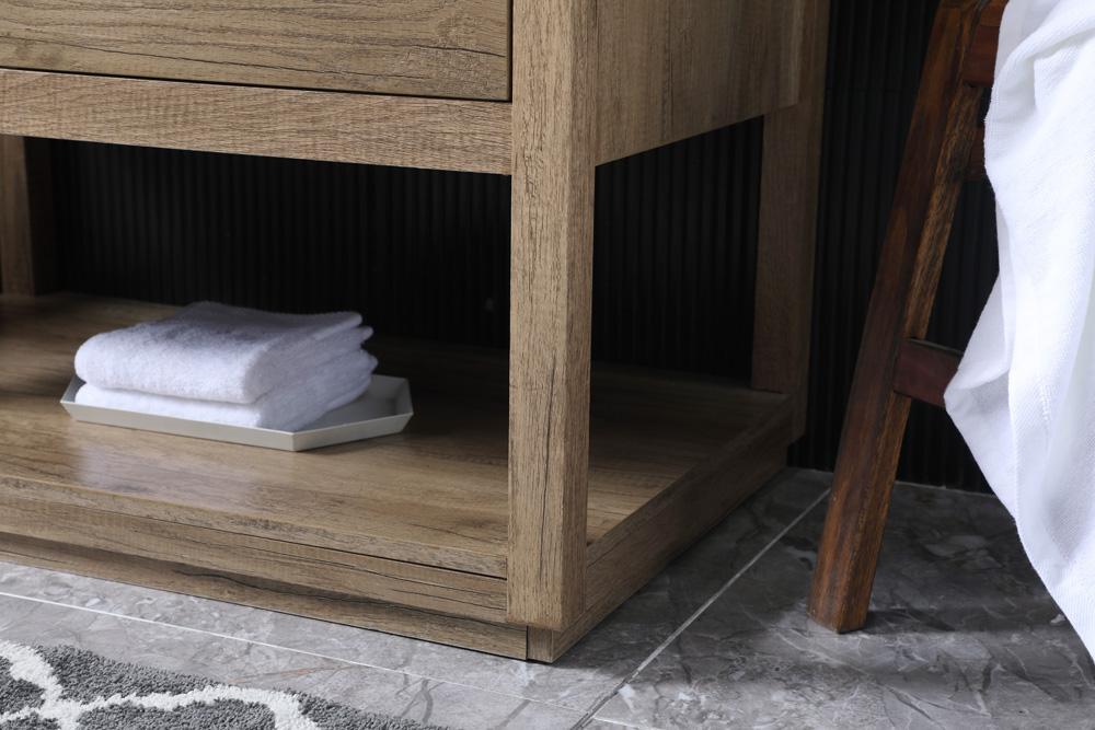 Elegant Furniture & Lighting - Larkin 36 Inch SIngle Bathroom Vanity In Natural Oak - VF19236NT veiw 7