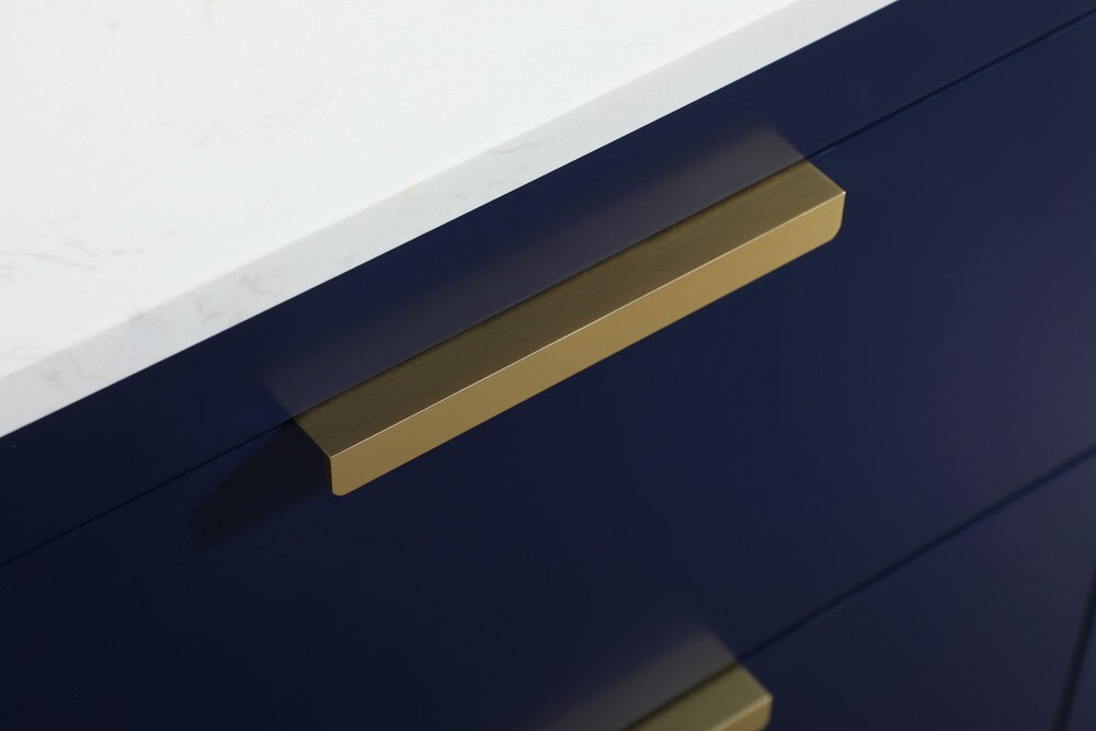 Elegant Furniture & Lighting - Larkin 42 inch Single bathroom vanity in blue with backsplash - VF19242BL-BS veiw 5