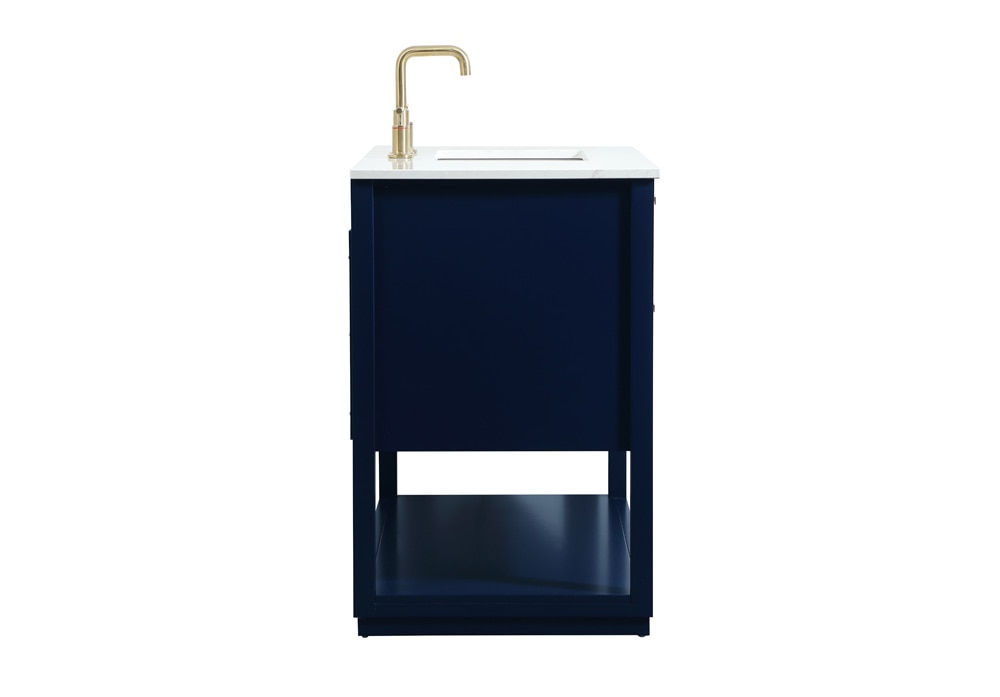 Elegant Furniture & Lighting - Larkin 42 inch Single bathroom vanity in blue - VF19242BL veiw 7