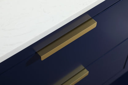 Elegant Furniture & Lighting - Larkin 48 inch Single bathroom vanity in blue - VF19248BL veiw 5
