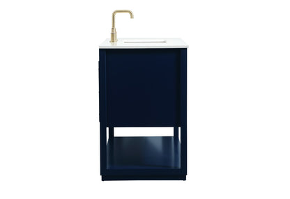 Elegant Furniture & Lighting - Larkin 48 inch Single bathroom vanity in blue - VF19248BL veiw 7