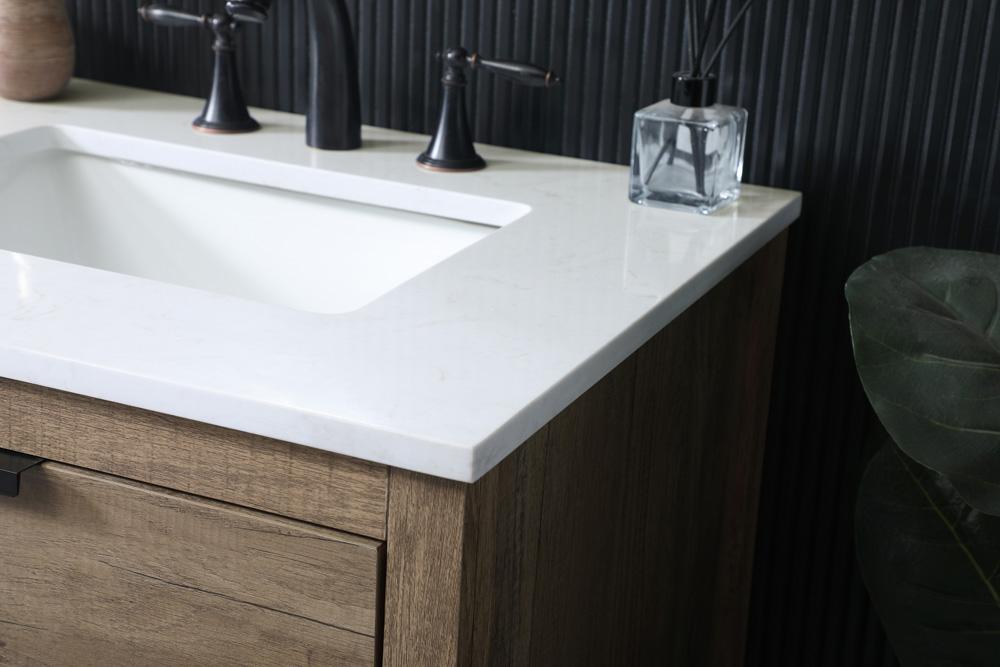 Elegant Furniture & Lighting - Larkin 60 Inch Double Bathroom Vanity In Natural Oak - VF19260DNT veiw 6