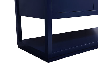 Elegant Furniture & Lighting - Larkin 60 inch Single bathroom vanity in blue - VF19260BL veiw 6