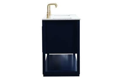 Elegant Furniture & Lighting - Larkin 60 inch Single bathroom vanity in blue - VF19260DBL veiw 7