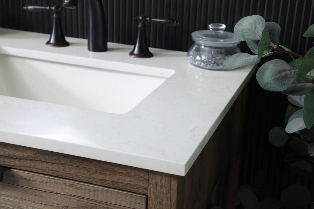 Elegant Furniture & Lighting - Larkin 72 Inch Double Bathroom Vanity In Natural Oak - VF19272DNT veiw 6