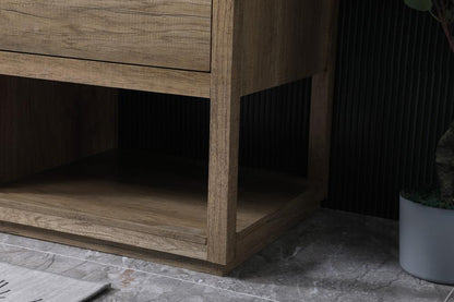 Elegant Furniture & Lighting - Larkin 72 Inch Double Bathroom Vanity In Natural Oak - VF19272DNT veiw 7