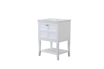 Elegant Furniture & Lighting - Mason 2 Doors Cabinet 24 In. X 18 In. X 34 In. In White - VF2100 view 2