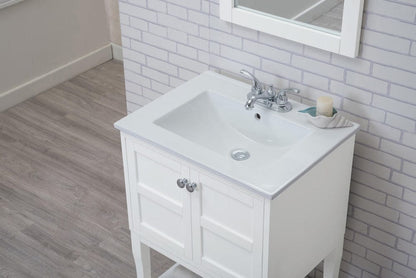 Elegant Furniture & Lighting - Mason 2 Doors Cabinet 24 In. X 18 In. X 34 In. In White - VF2100 view 6