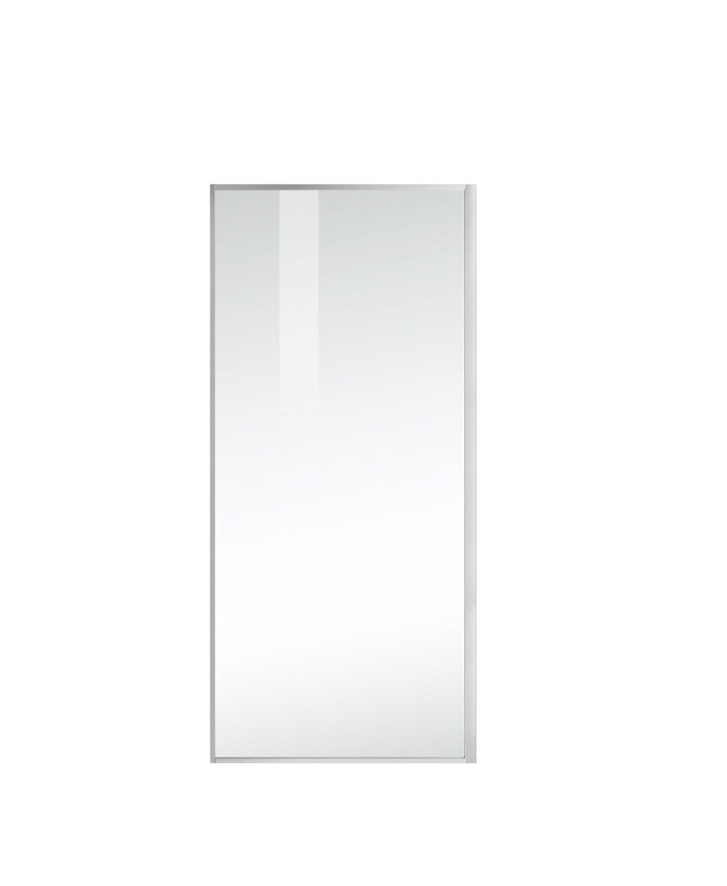 Elegant Furniture & Lighting - Melbourne Fixed framed shower door 35 x 76 Polished Chrome - SD188-3576PCH veiw 8