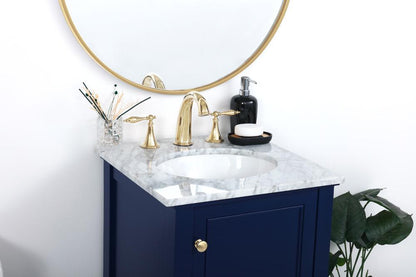 Elegant Furniture & Lighting - Metropolis 19 inch Single bathroom vanity in Blue - VF27019BL veiw 12