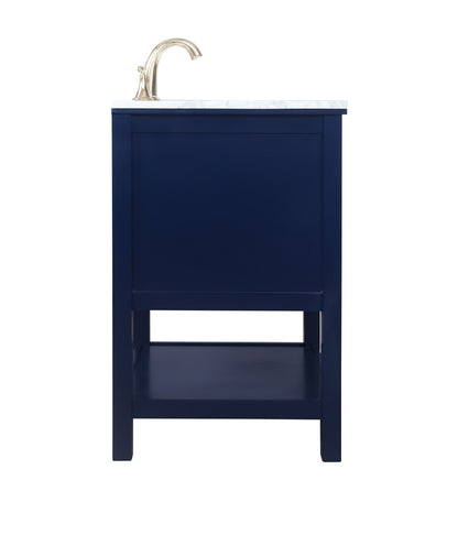 Elegant Furniture & Lighting - Metropolis 24 inch Single bathroom vanity in Blue - VF27024BL veiw 7