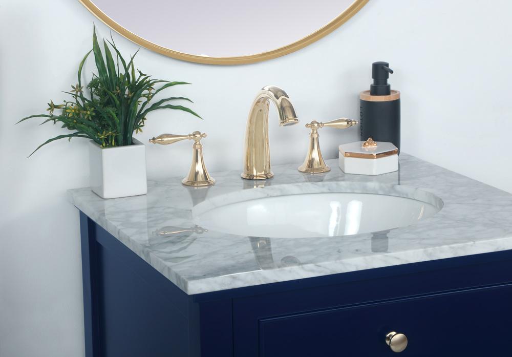 Elegant Furniture & Lighting - Metropolis 24 inch Single bathroom vanity in Blue - VF27024BL veiw 12
