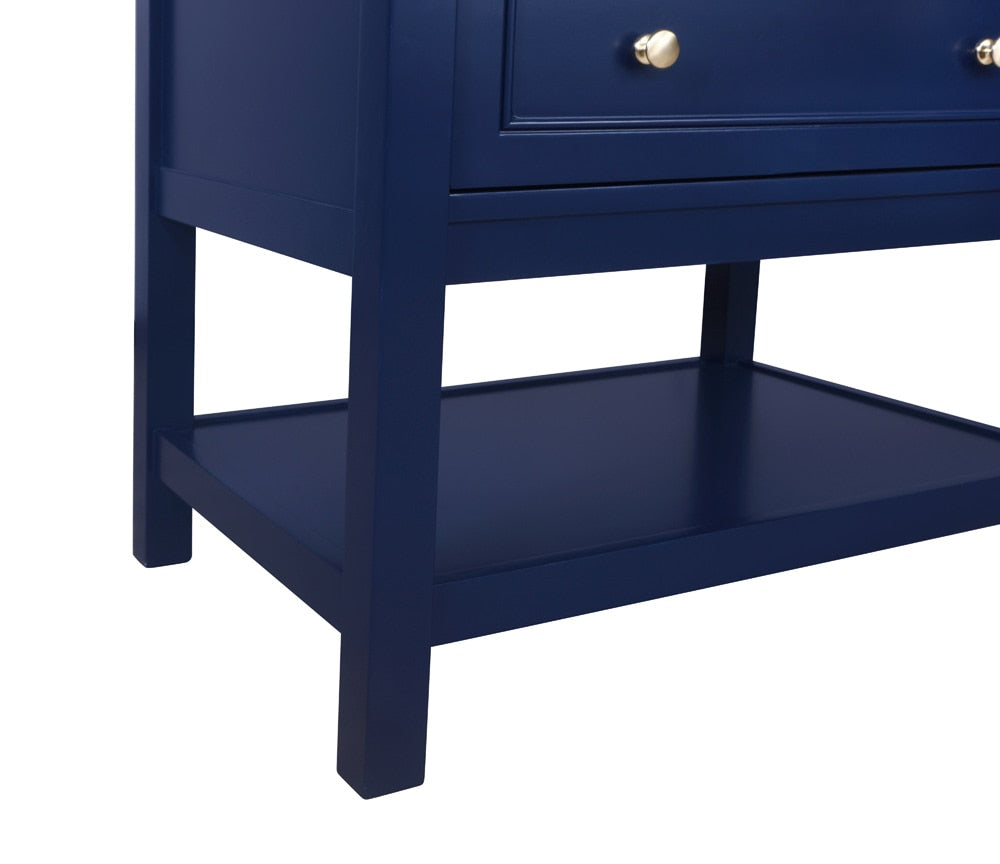 Elegant Furniture & Lighting - Metropolis 30 inch Single bathroom vanity in Blue - VF27030BL veiw 6