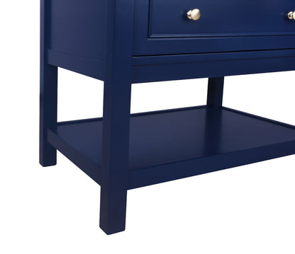 Elegant Furniture & Lighting - Metropolis 30 inch Single bathroom vanity in Blue - VF27030BL veiw 6
