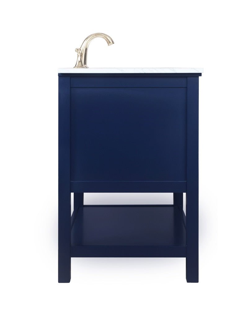 Elegant Furniture & Lighting - Metropolis 30 inch Single bathroom vanity in Blue - VF27030BL veiw 7
