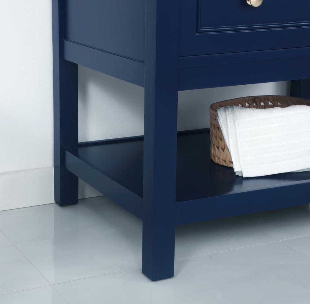 Elegant Furniture & Lighting - Metropolis 30 inch Single bathroom vanity in Blue - VF27030BL veiw 13