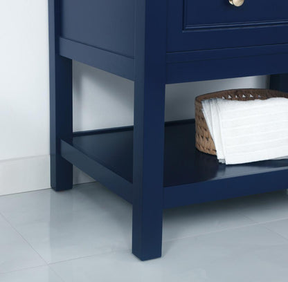 Elegant Furniture & Lighting - Metropolis 30 inch Single bathroom vanity in Blue - VF27030BL veiw 13