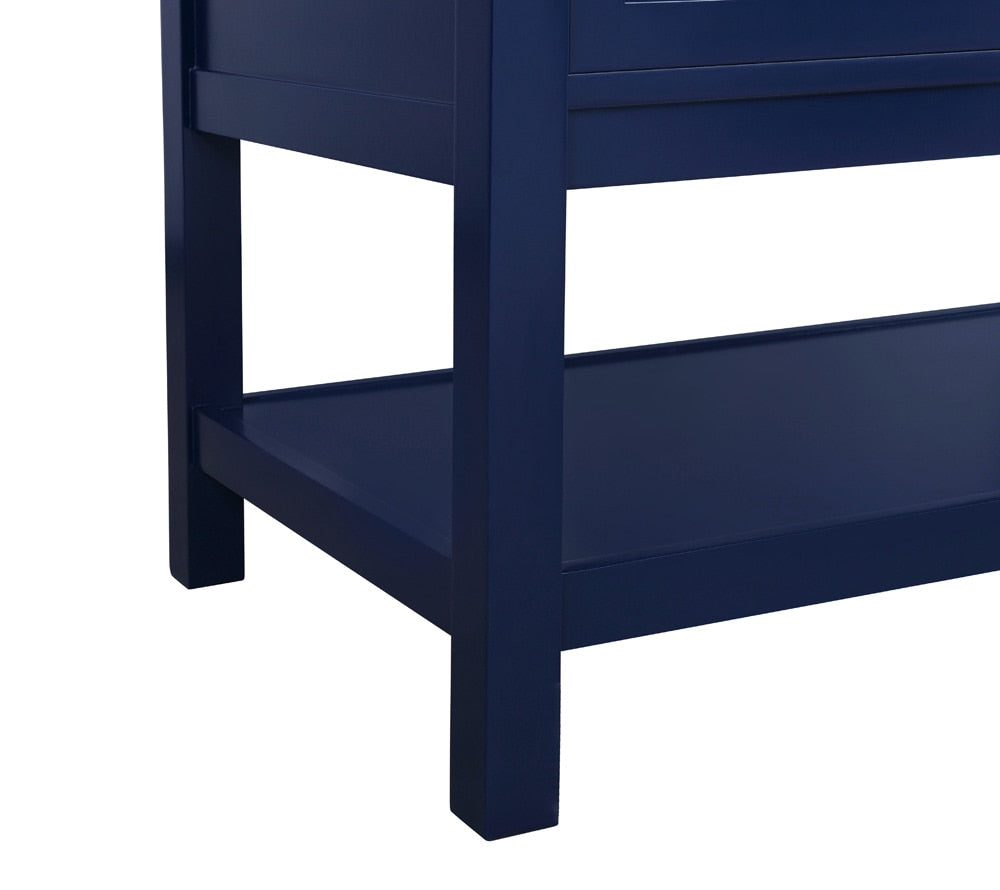 Elegant Furniture & Lighting - Metropolis 36 inch Single bathroom vanity in Blue - VF27036BL veiw 6