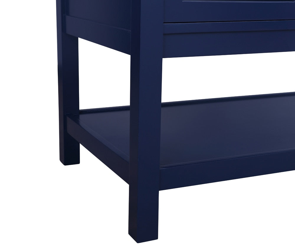 Elegant Furniture & Lighting - Metropolis 42 inch Single bathroom vanity in Blue - VF27042BL veiw 6