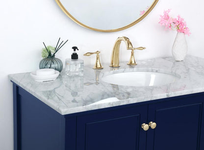 Elegant Furniture & Lighting - Metropolis 42 inch Single bathroom vanity in Blue - VF27042BL veiw 12