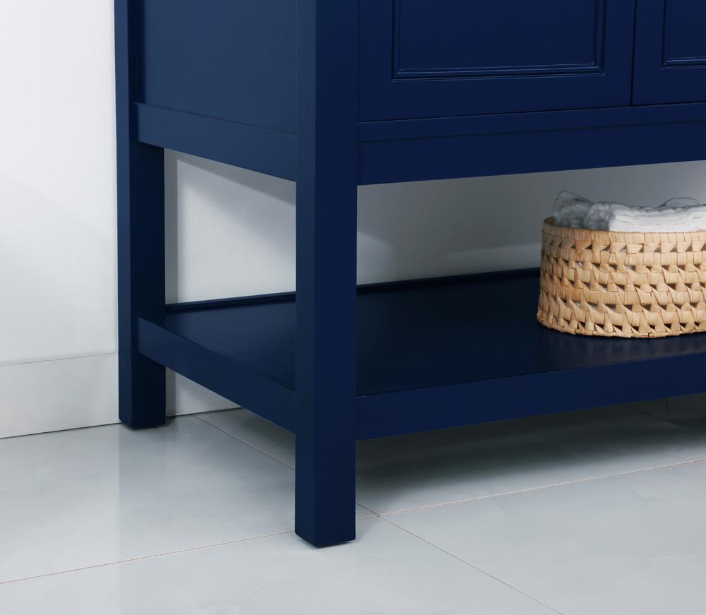 Elegant Furniture & Lighting - Metropolis 42 inch Single bathroom vanity in Blue - VF27042BL veiw 13