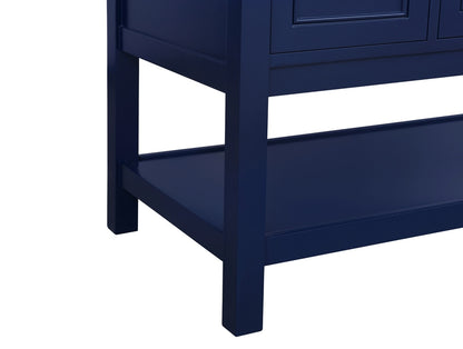 Elegant Furniture & Lighting - Metropolis 48 inch Single bathroom vanity in Blue - VF27048BL veiw 6