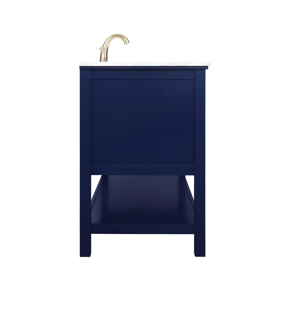 Elegant Furniture & Lighting - Metropolis 48 inch Single bathroom vanity in Blue - VF27048BL veiw 7