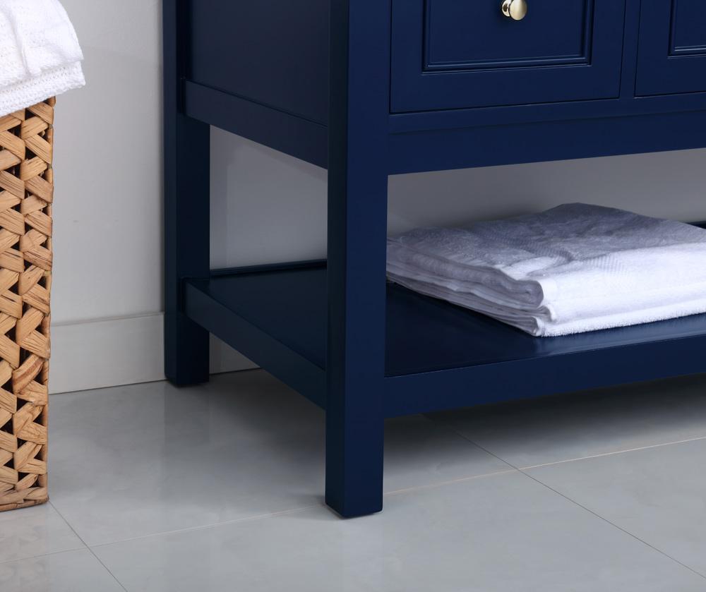 Elegant Furniture & Lighting - Metropolis 48 inch Single bathroom vanity in Blue - VF27048BL veiw 13