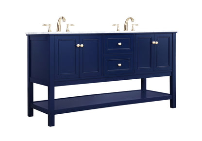 Elegant Furniture & Lighting - Metropolis 60 inch Single bathroom vanity in Blue - VF27060DBL veiw 14