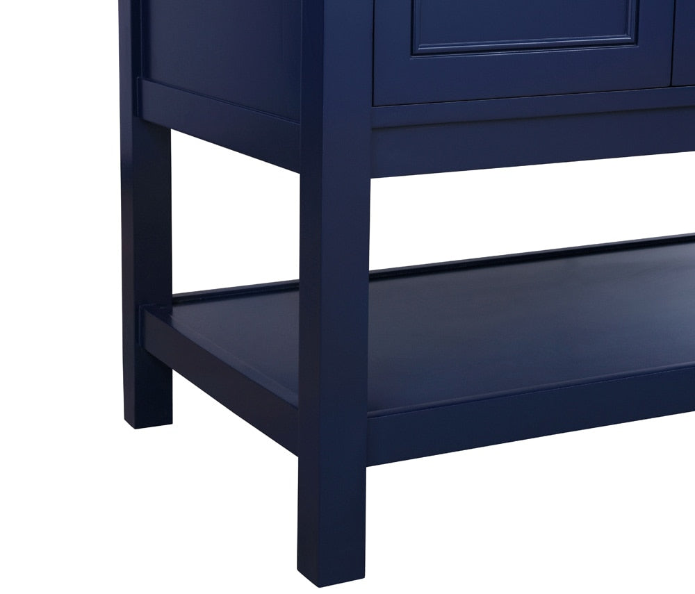 Elegant Furniture & Lighting - Metropolis 72 inch Single bathroom vanity in Blue - VF27072DBL veiw 6