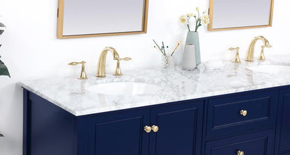 Elegant Furniture & Lighting - Metropolis 72 inch Single bathroom vanity in Blue - VF27072DBL veiw 12