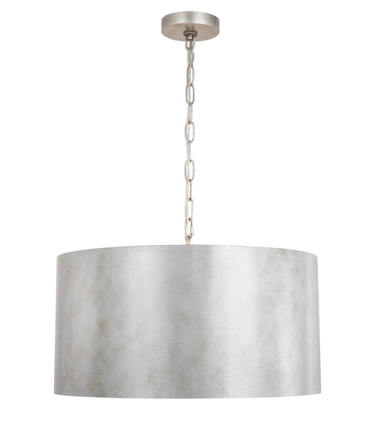 Elegant Furniture & Lighting - Miro 3 light Vintage Silver pendant - LD6015D20S veiw 1