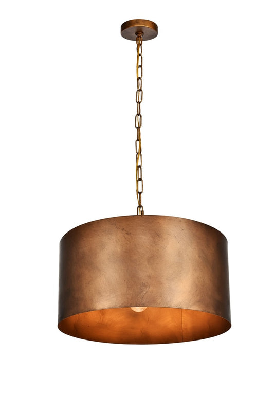 Elegant Furniture & Lighting - Miro Pendant D20 H11.75 Lt:3 Manual Brass Finish - LD6015D20BR veiw 1