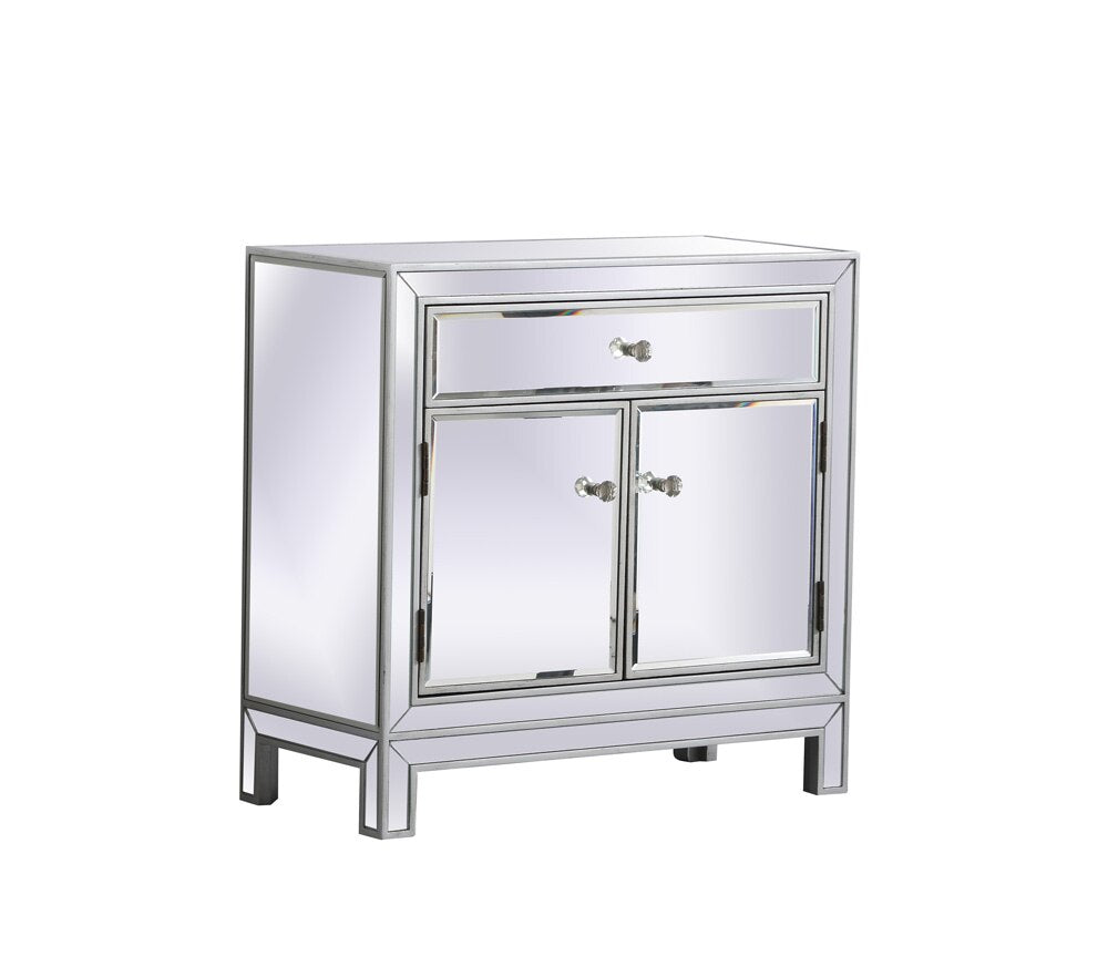 Elegant Furniture & Lighting Mirrored Cabinet - Thumbnail 4