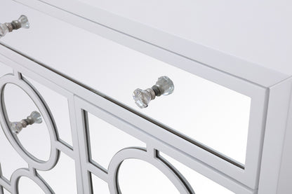 Elegant Furniture & Lighting - Modern 32 in. mirrored cabinet in white - MF81002WH veiw 8