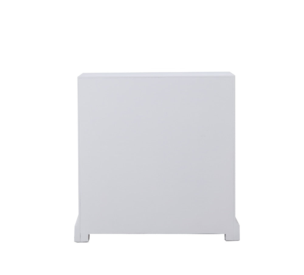 Elegant Furniture & Lighting - Modern 32 in. mirrored cabinet in white - MF81002WH veiw 10