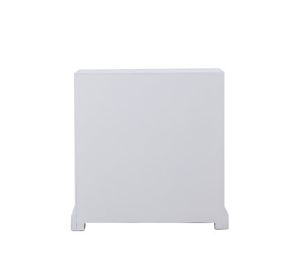Elegant Furniture & Lighting - Modern 32 in. mirrored cabinet in white - MF81002WH veiw 10